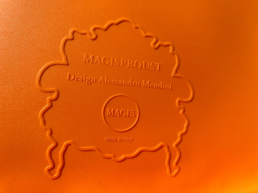 Outdoor Armchair PROUST By Alessandro Mendini For Magis Made In Italy Rotational Molded Polyethylene 40W X 38D X 40H Retails $2,180 [Photo 8]