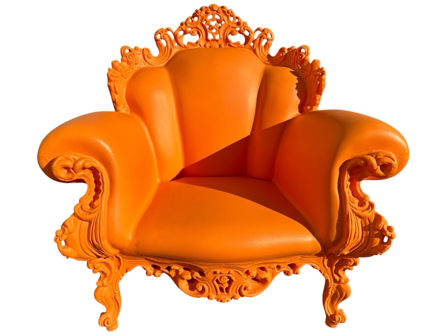 Outdoor Armchair PROUST By Alessandro Mendini For Magis Made In Italy Rotational Molded Polyethylene 40W X 38D X 40H Retails $2,180 [Photo 1]