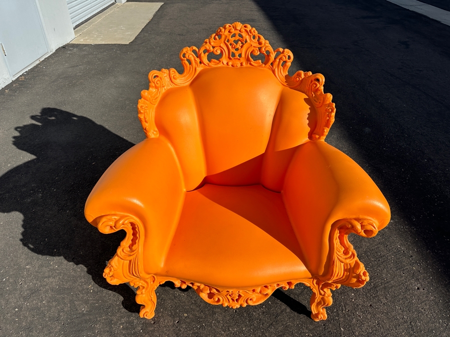 Outdoor Armchair PROUST By Alessandro Mendini For Magis Made In Italy Rotational Molded Polyethylene 40W X 38D X 40H Retails $2,180 [Photo 3]