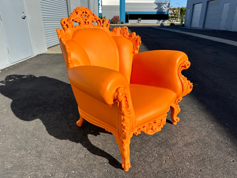 Outdoor Armchair PROUST By Alessandro Mendini For Magis Made In Italy Rotational Molded Polyethylene 40W X 38D X 40H Retails $2,180 [Photo 4]