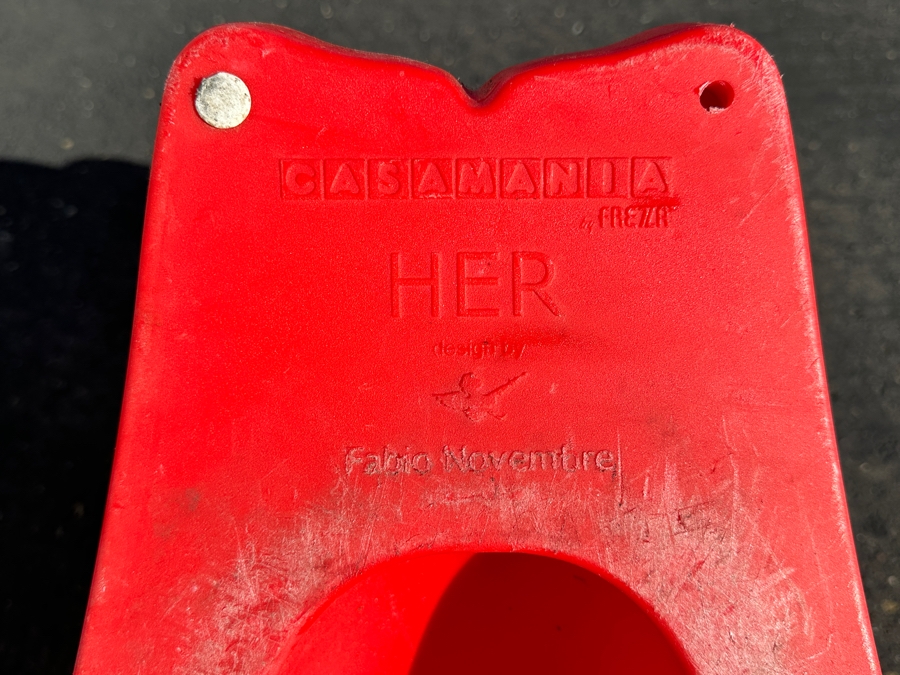 Her Chair Designed By Fabio Novembre For Casamania Dyed Molded Polyethylene 19W X 24D X 34H Retails $929 [Photo 7]