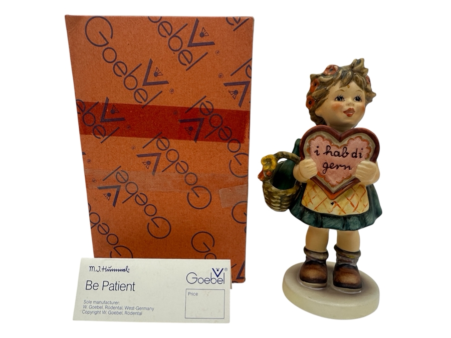Vintage 1972 Exclusive Special Edition No. 1 For Members Of The Goebel Collectors' Club Hummel Valentine Figurine [Photo 2]