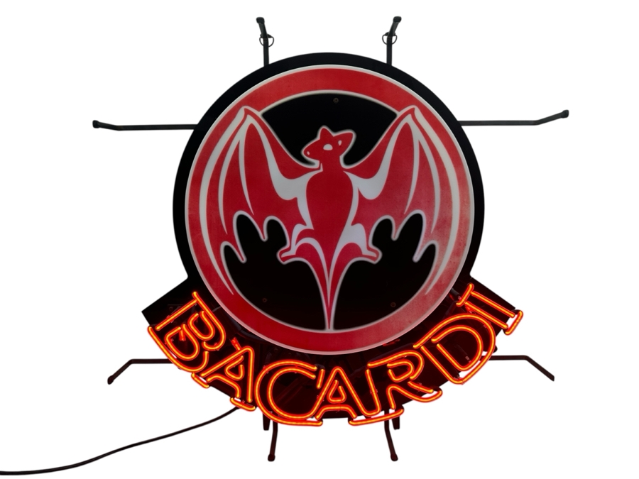 Bacardi Neon Sign 26'H