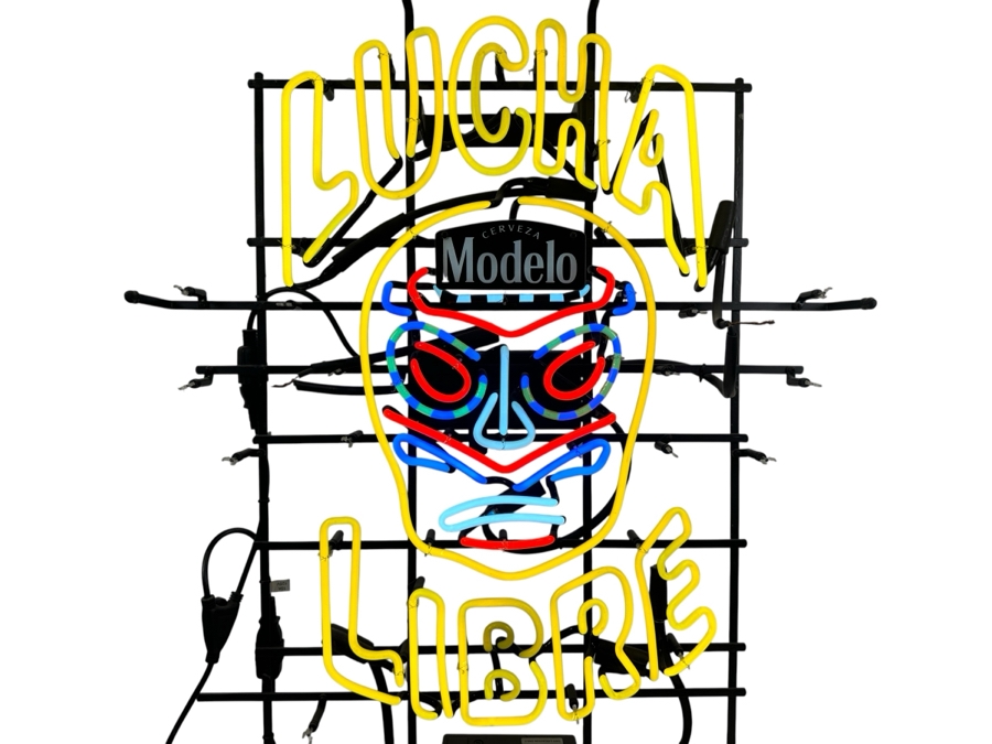 Modelo Cerveza Lucha Libre Neon Sign 26 X 37 [Photo 2]