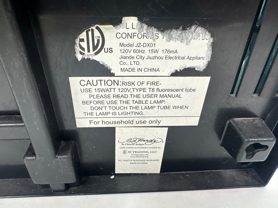 Ed Hardy Lighted Sign 13.5W X 18H X 3.5D [Photo 5]