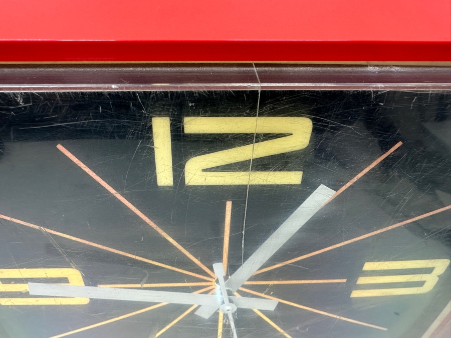 Vintage 1984 Enjoy Coke Advertising Illuminated Electronic Clock 21W X 12.5H X 5D [Photo 4]