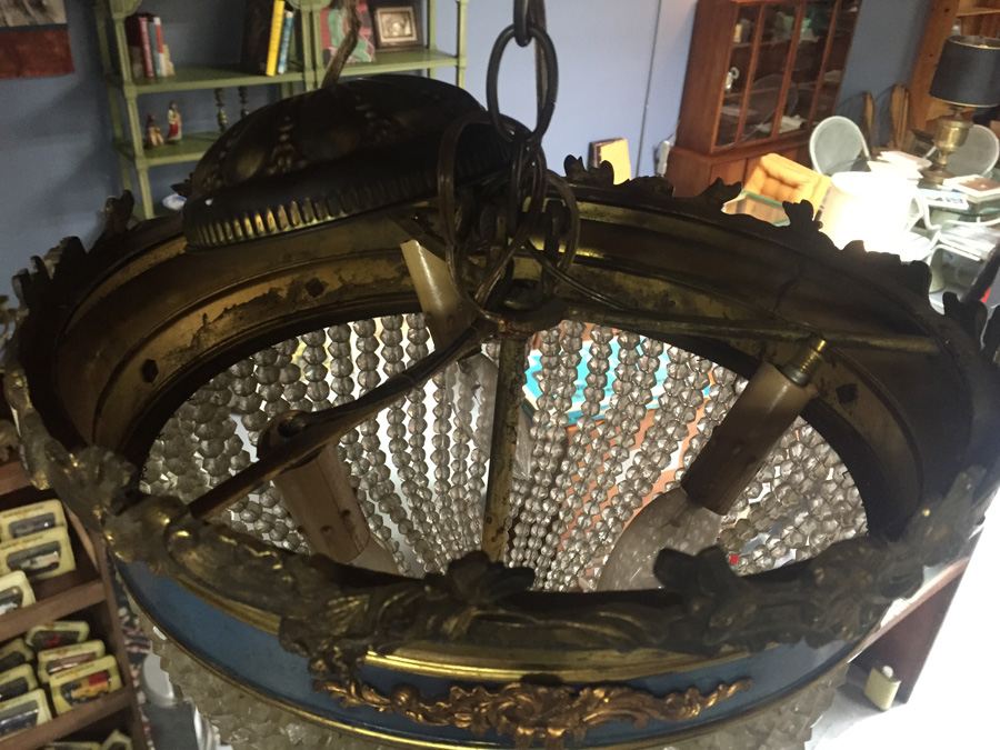 Vintage Russian Crystal Light Fixture [Photo 13]