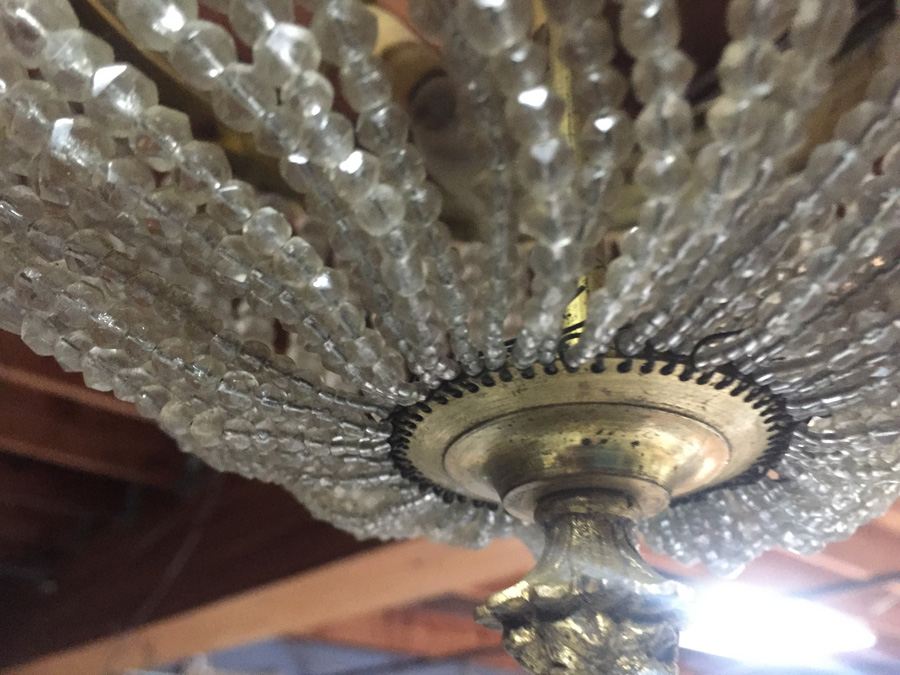 Vintage Russian Crystal Light Fixture [Photo 17]