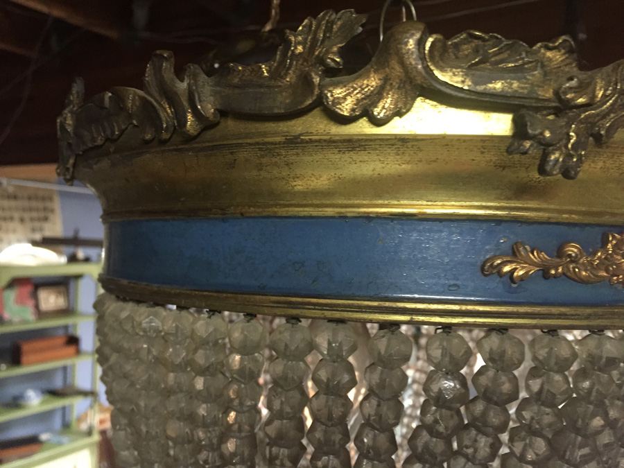 Vintage Russian Crystal Light Fixture [Photo 15]