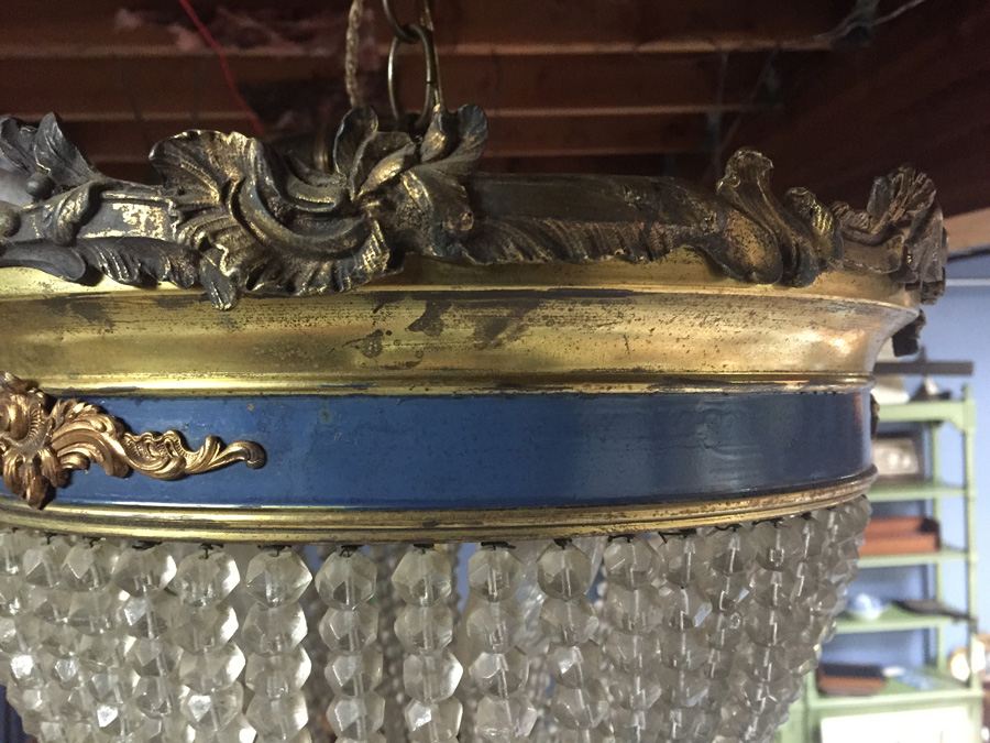 Vintage Russian Crystal Light Fixture [Photo 19]