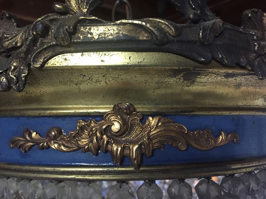 Vintage Russian Crystal Light Fixture [Photo 11]