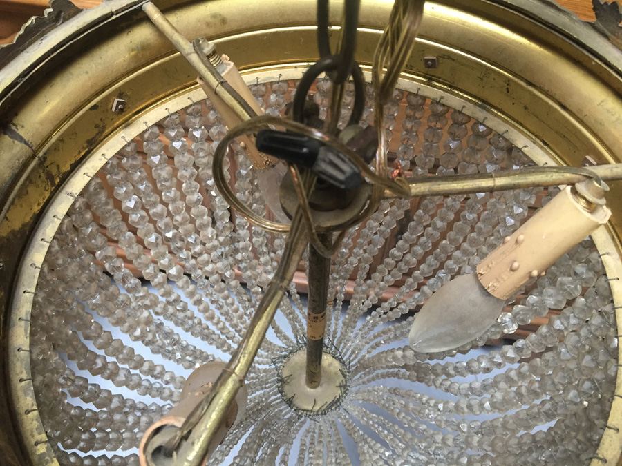 Vintage Russian Crystal Light Fixture [Photo 10]