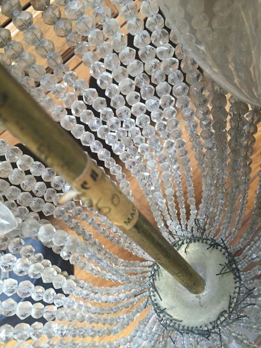 Vintage Russian Crystal Light Fixture [Photo 4]