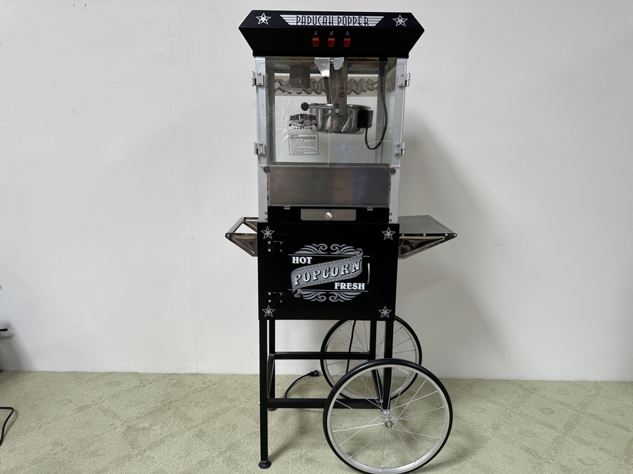 Great Northern Popcorn Company Paducah Popper Popcorn Machine And Cart With Box Of All-N-One Premium Gourmet Popcorn Bags 30W X 19D X 60H [Photo 6]