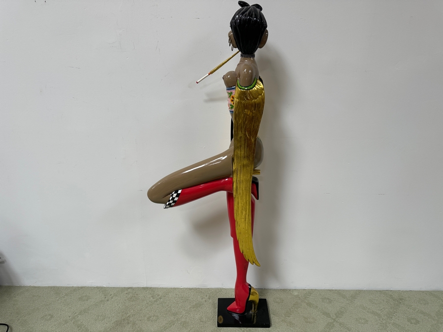 Tom's Drag Toms Company Hand Painted Sculpture 29W X 8D X 67H [Photo 8]