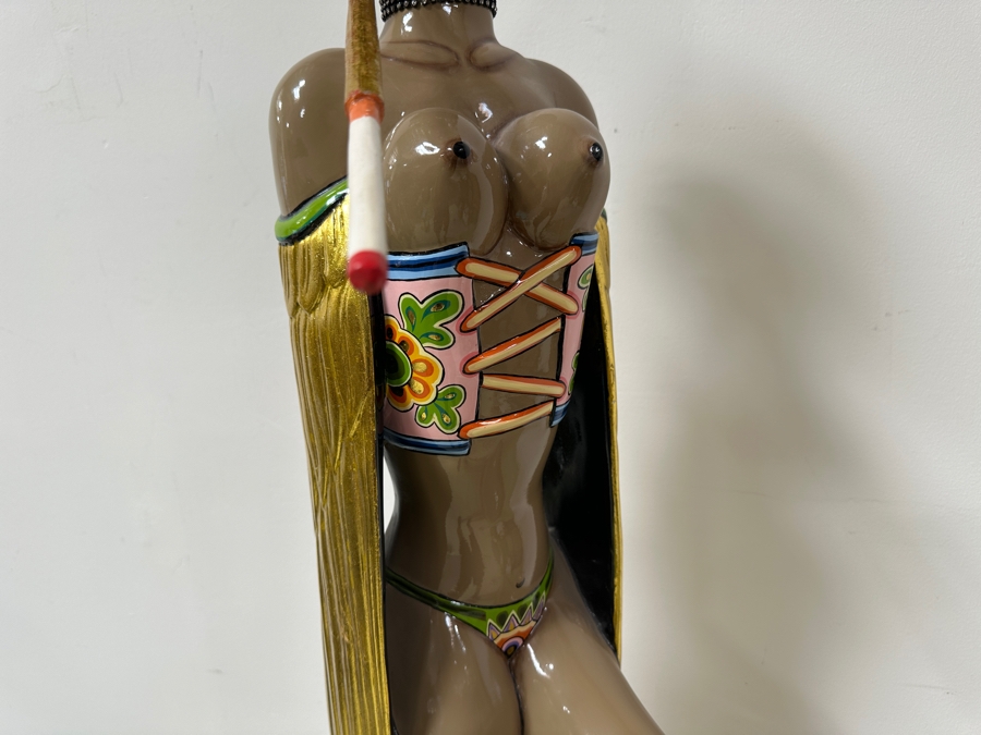 Tom's Drag Toms Company Hand Painted Sculpture 29W X 8D X 67H [Photo 7]