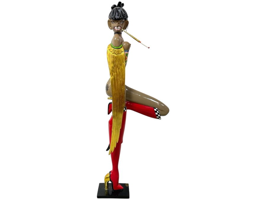 Tom's Drag Toms Company Hand Painted Sculpture 29W X 8D X 67H [Photo 1]