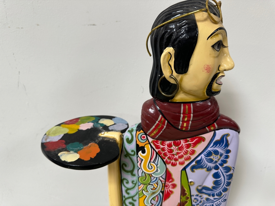 Tom's Drag Toms Company Hand Painted Henri Sculpture 16W X 7D X 65H [Photo 3]