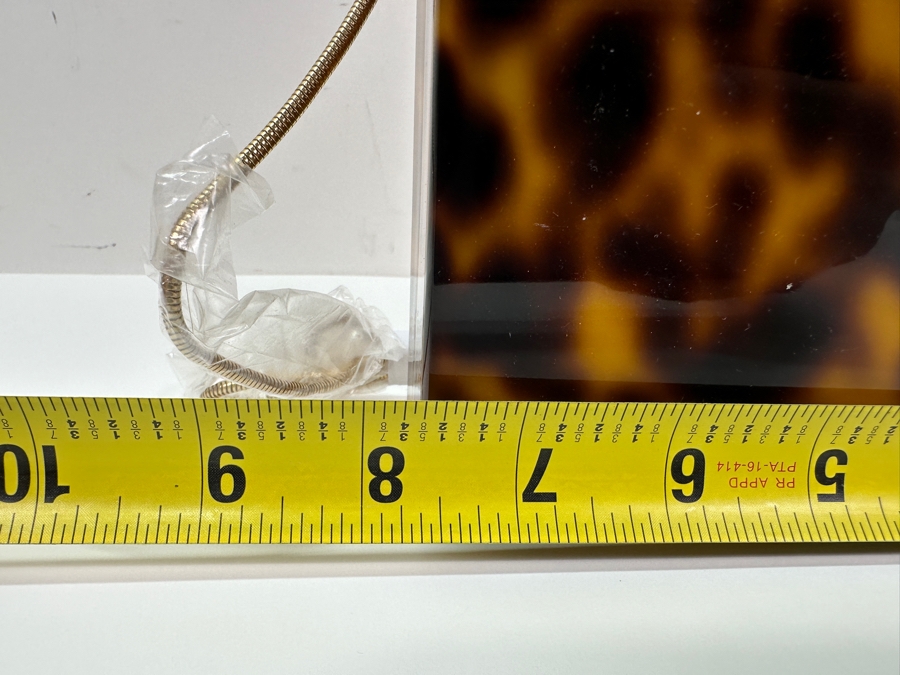 New Urban Expressions Leopard Acrylic Handbag 7.35W X 7.75H Retails $110 [Photo 6]