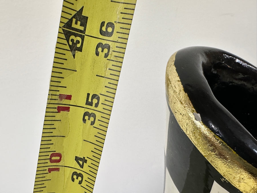 Tom's Drag Toms Company Hand Painted Large Oversized Gourd Style Vase 36'H [Photo 8]