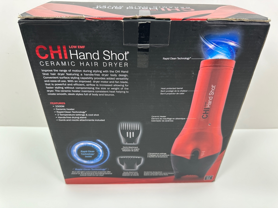 New CHI Hand Shot Ceramic Hair Dryer [Photo 3]