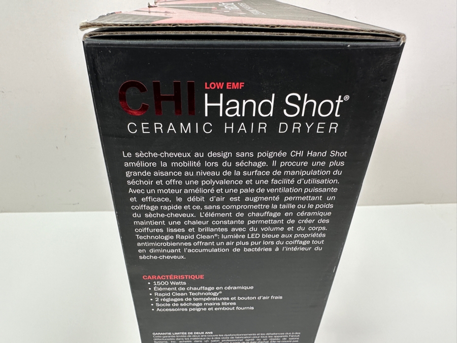 New CHI Hand Shot Ceramic Hair Dryer [Photo 2]