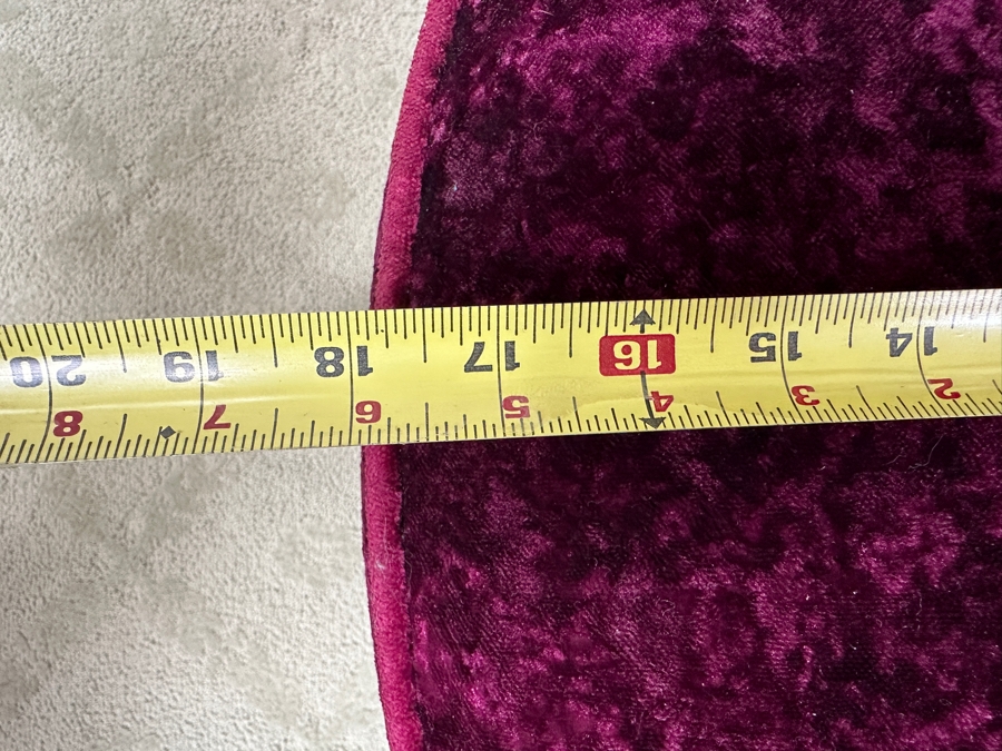 Set Of Four Iconic Bretz Furniture Designer Purple Velvet Dining Chairs Made In Germany 18W X 31D X 49H [Photo 15]