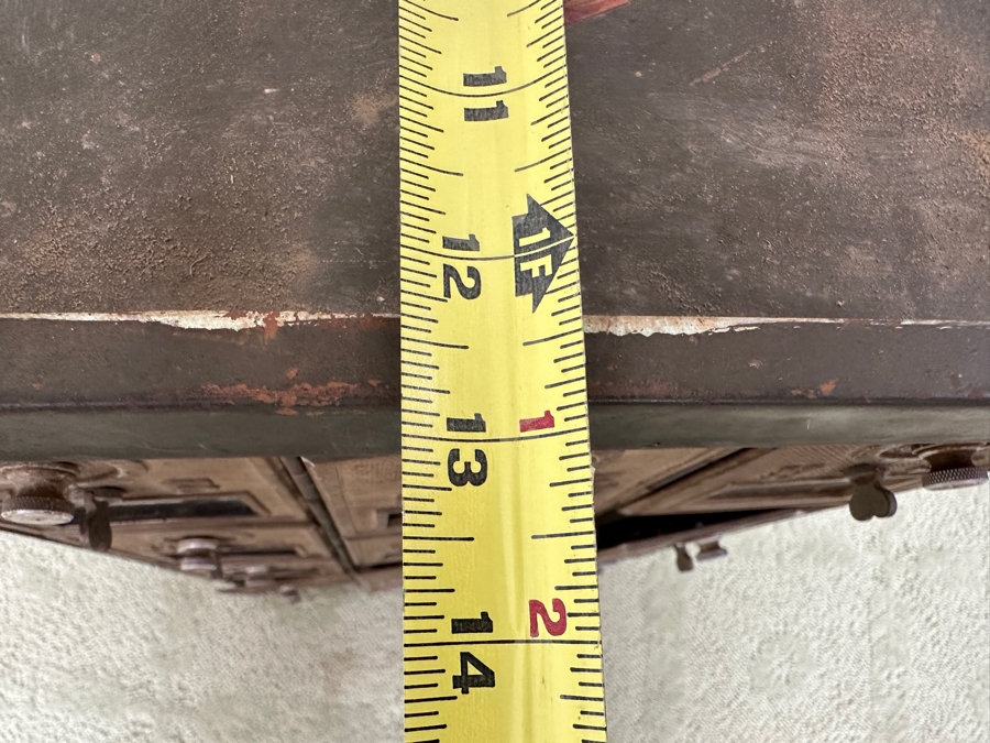 Vintage Metal American Apartment United States Post Office Box Cabinet 12W X 22H X 13D [Photo 9]