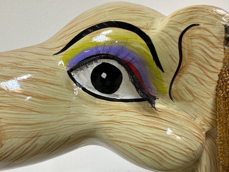Tom's Drag Toms Company Hand Painted Laila The Camel Sculpture 20W X 8D X 62H [Photo 4]
