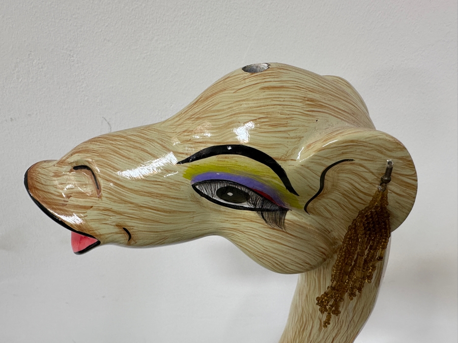 Tom's Drag Toms Company Hand Painted Laila The Camel Sculpture 20W X 8D X 62H [Photo 5]