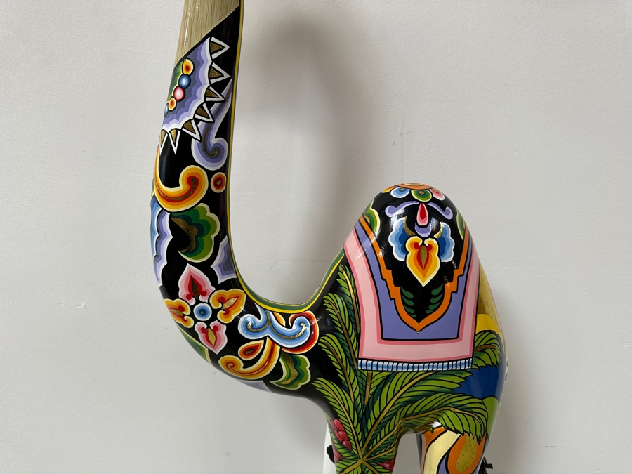 Tom's Drag Toms Company Hand Painted Laila The Camel Sculpture 20W X 8D X 62H [Photo 6]