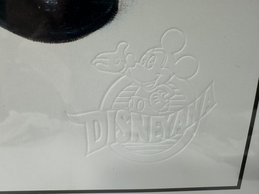 Charles Boyer (1935-2021, American) Limited Edition Artist Signed Disney Lithograph Titled 'The Barbershop Quartet - The Disney Evening Post' Featuring Mickey Mouse, Goofy, Donald Duck & Br'er Bear Numbered 76 Of 1,000 22.5 X 29 Framed 33 X 40 [Photo 7]