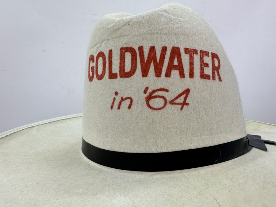 Vintage 1964 Barry Goldwater Political Campaign Hat [Photo 4]