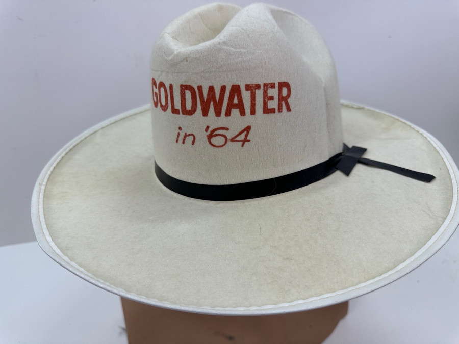 Vintage 1964 Barry Goldwater Political Campaign Hat [Photo 3]