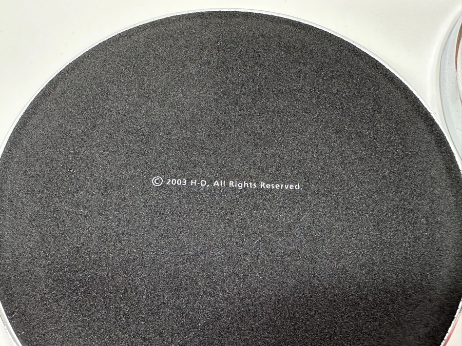 2003 Harley-Davidson Set Of Four Drink Coasters With Holder [Photo 8]