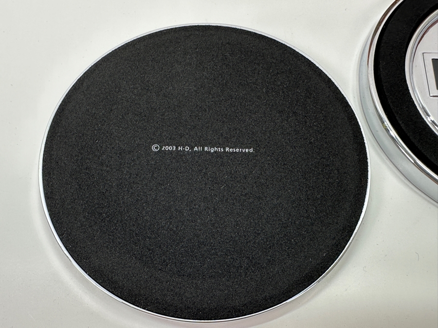 2003 Harley-Davidson Set Of Four Drink Coasters With Holder [Photo 7]