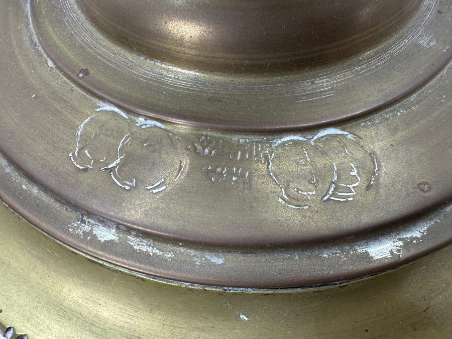 Antique Brass Russian Samovar With Teapot On Top 23'H And Tray 12' X 17' [Photo 5]