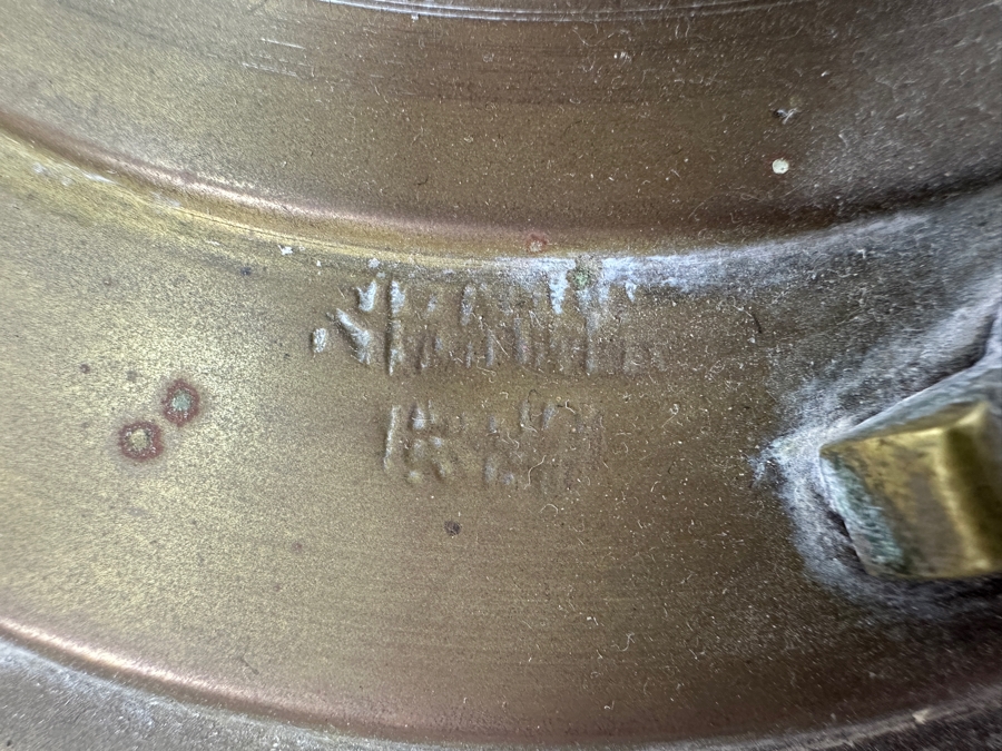 Antique Brass Russian Samovar With Teapot On Top 23'H And Tray 12' X 17' [Photo 6]