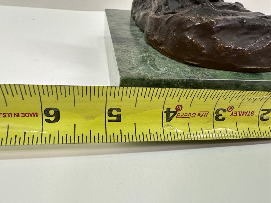 Carl Kauba (1865-1922, Austrian) Bronze Sculpture Titled 'Fill Your Hands' On Marble Base 9W X 5D X 11.5H [Photo 16]