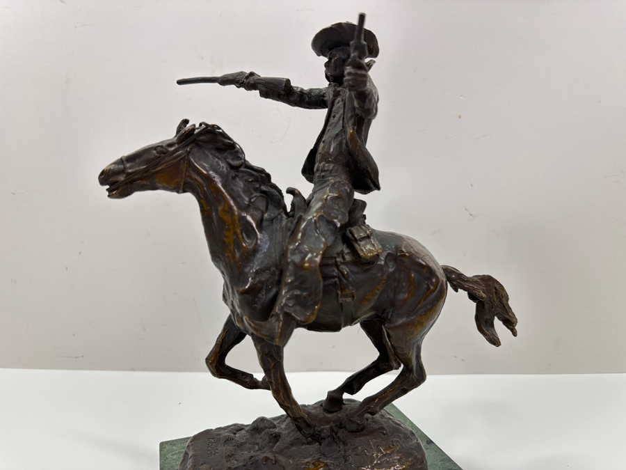 Carl Kauba (1865-1922, Austrian) Bronze Sculpture Titled 'Fill Your Hands' On Marble Base 9W X 5D X 11.5H [Photo 6]