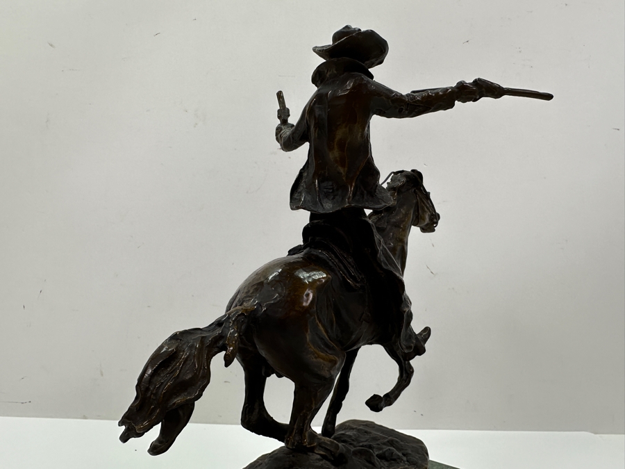 Carl Kauba (1865-1922, Austrian) Bronze Sculpture Titled 'Fill Your Hands' On Marble Base 9W X 5D X 11.5H [Photo 15]