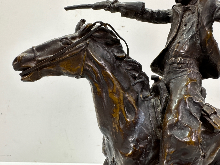 Carl Kauba (1865-1922, Austrian) Bronze Sculpture Titled 'Fill Your Hands' On Marble Base 9W X 5D X 11.5H [Photo 7]