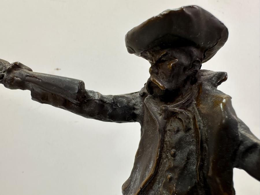 Carl Kauba (1865-1922, Austrian) Bronze Sculpture Titled 'Fill Your Hands' On Marble Base 9W X 5D X 11.5H [Photo 9]