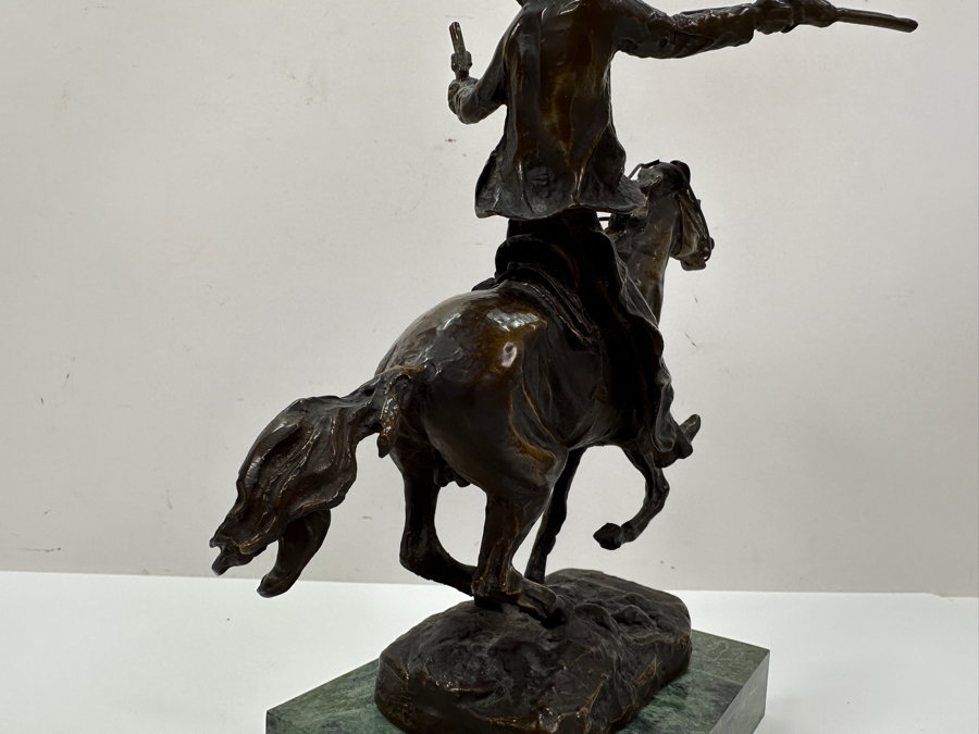 Carl Kauba (1865-1922, Austrian) Bronze Sculpture Titled 'Fill Your Hands' On Marble Base 9W X 5D X 11.5H [Photo 14]