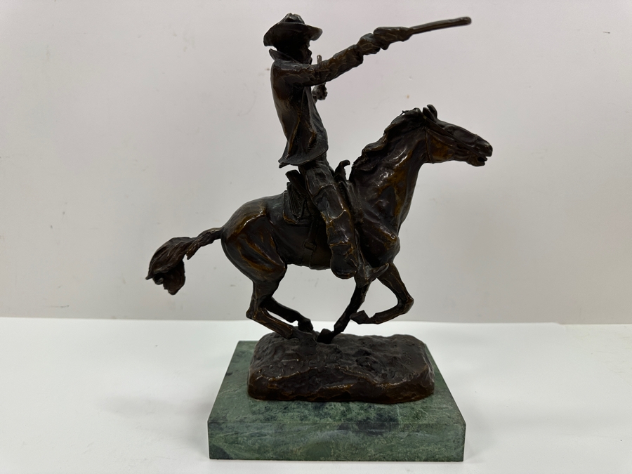 Carl Kauba (1865-1922, Austrian) Bronze Sculpture Titled 'Fill Your Hands' On Marble Base 9W X 5D X 11.5H [Photo 12]