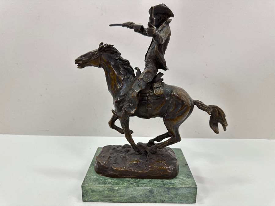 Carl Kauba (1865-1922, Austrian) Bronze Sculpture Titled 'Fill Your Hands' On Marble Base 9W X 5D X 11.5H [Photo 2]