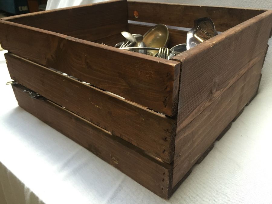 Huge Lot of Flatware and Serving Accessories - Includes Crate [Photo 9]