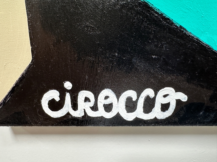 Nick Cirocco Large Original Cubist Oil Painting On Canvas Modern Abstract Cubism 3' X 4' [Photo 4]