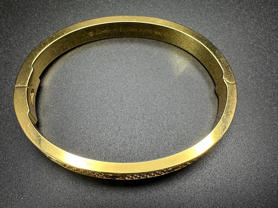 Faux Cartier Gold Tone Base Metal Bracelet [Photo 8]