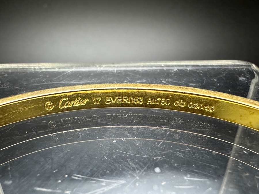 Faux Cartier Gold Tone Base Metal Bracelet [Photo 7]